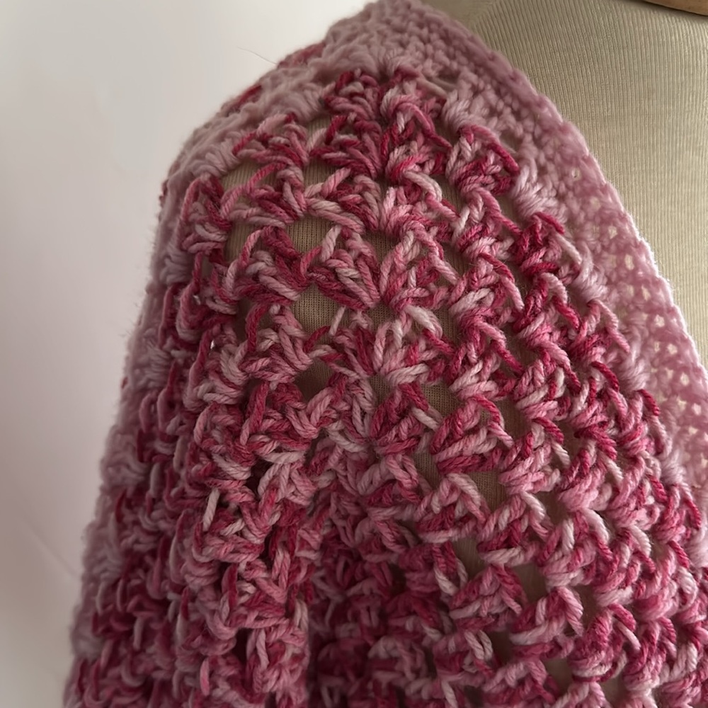 Handmade Crochet Cardigan Sweater - Picture 3 of 4